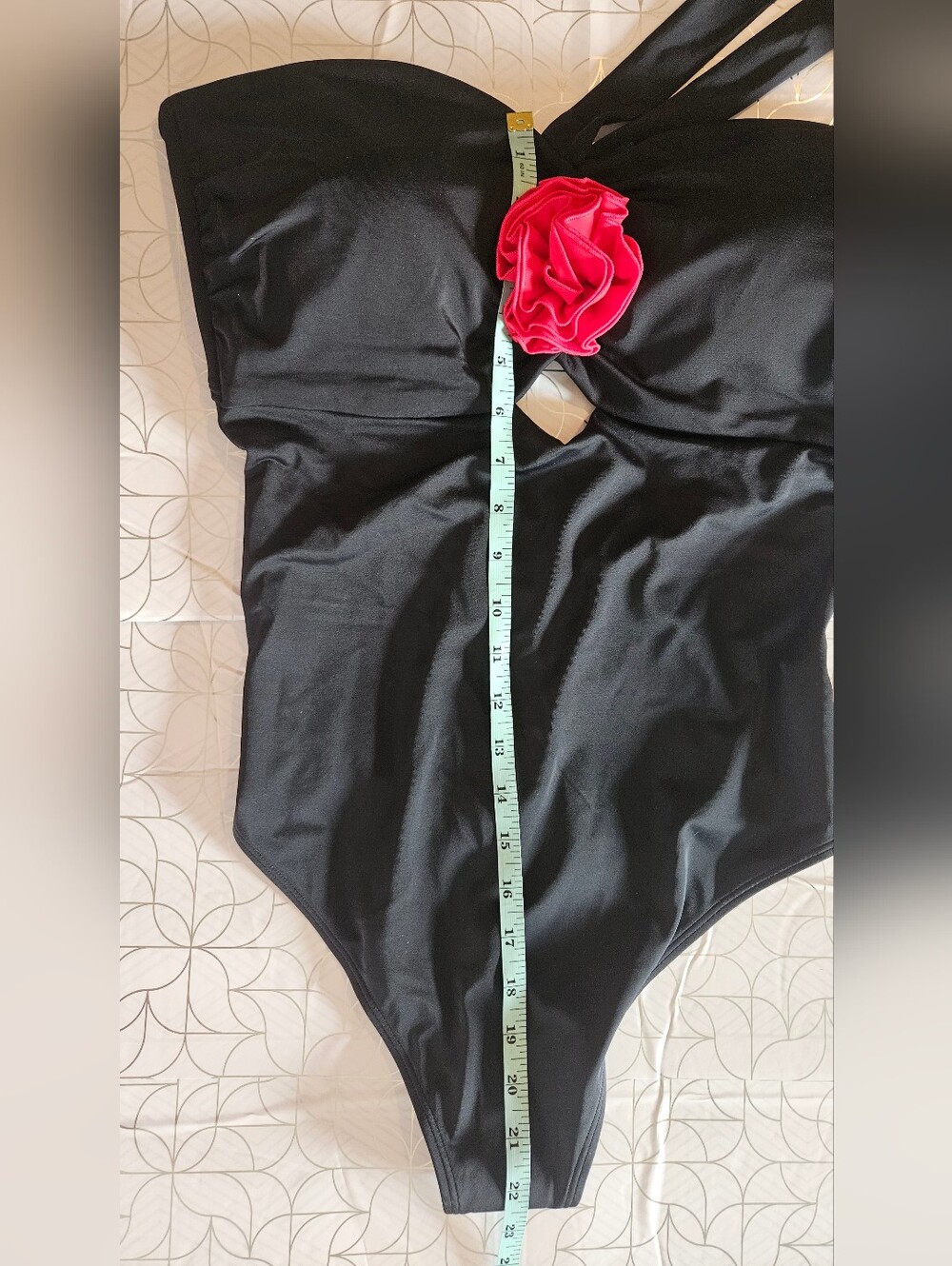 NWT Venus Rosette Halter One Piece Swimsuit Size 16 - Picture 10 of 12